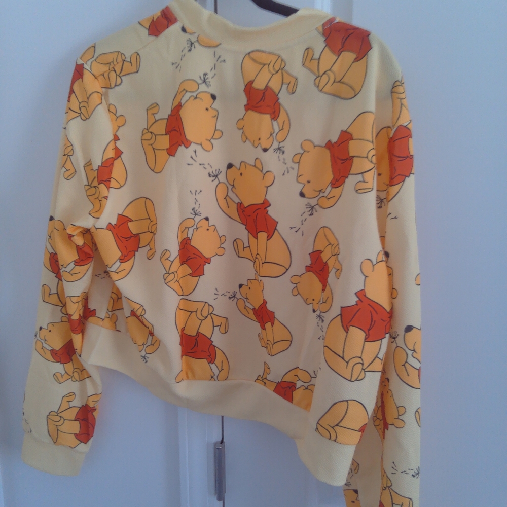 Winnie the Pooh Bomber Jacket Teen XL – New - Picture 2 of 3
